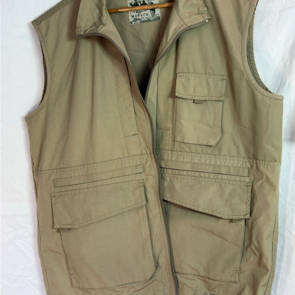 Men's Khaki Utility Vest